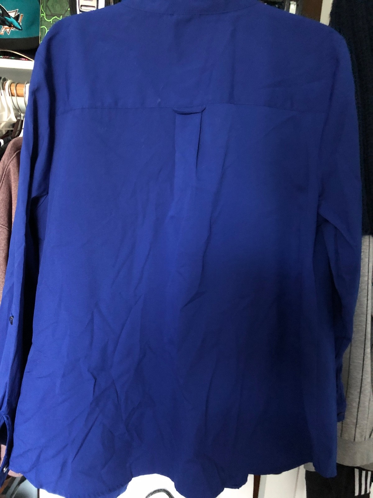 Covington Buttonup Navy Blue Shirt Women’s Large