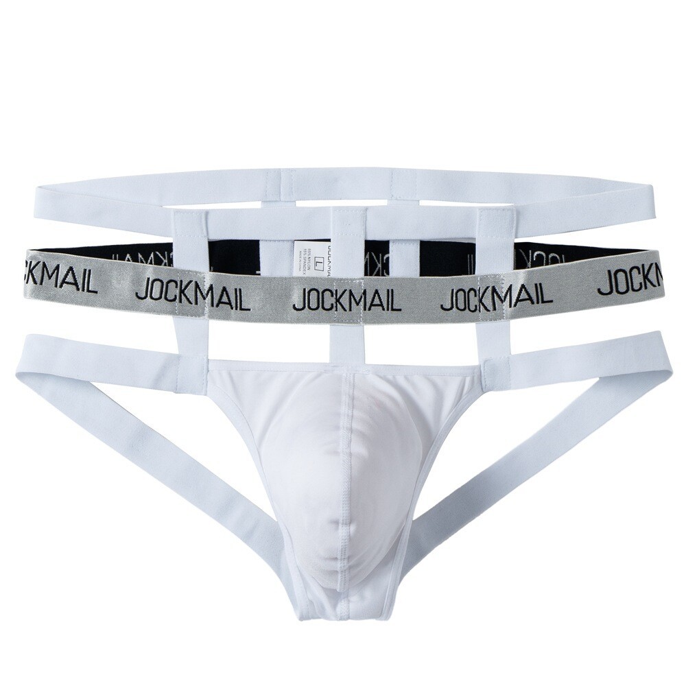 JOCKMAIL Sexy Men Underwear,Jockstrap G-string Pouch Panties Thong BIKINI Briefs