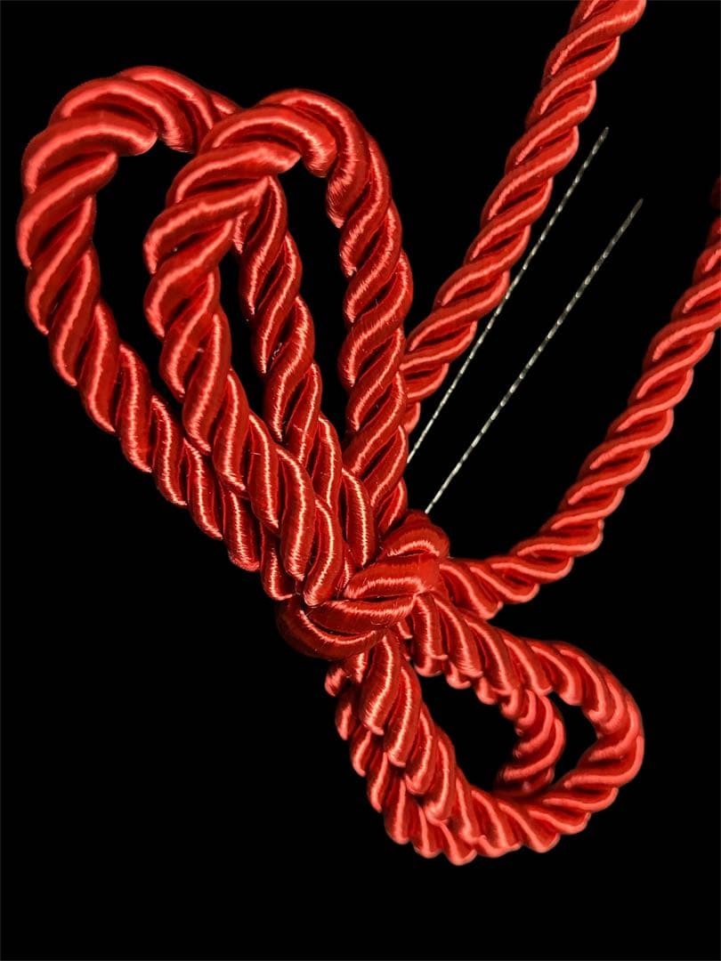 Red Tassel String 75cm, 5mm Thick, Versatile Craft Cord