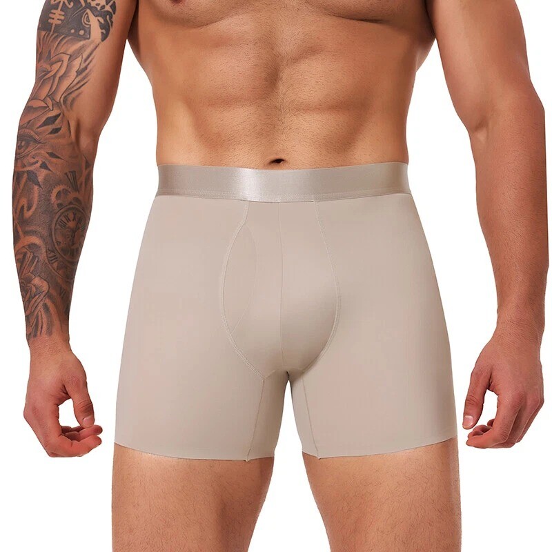 Men Butt Lifter Padded Underwear Boxer Briefs Booty Hip Enhance Shorts Shapewear