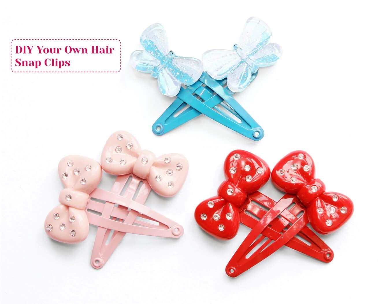 Charming 80-Piece Hair Clip Set – Assorted Colors, Ideal for Kids and Adults