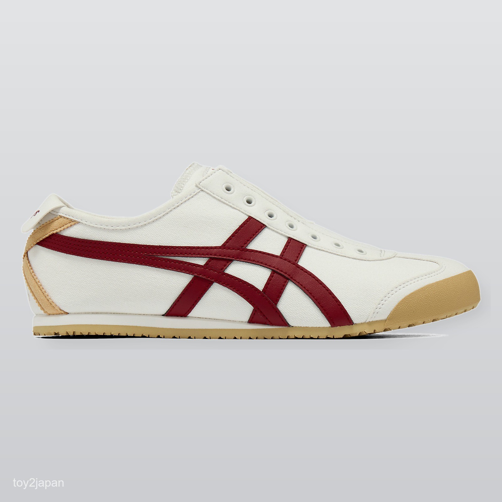 Onitsuka Tiger MEXICO 66 SLIP-ON 1183A360-131 Off-white Beet Men’s Size New