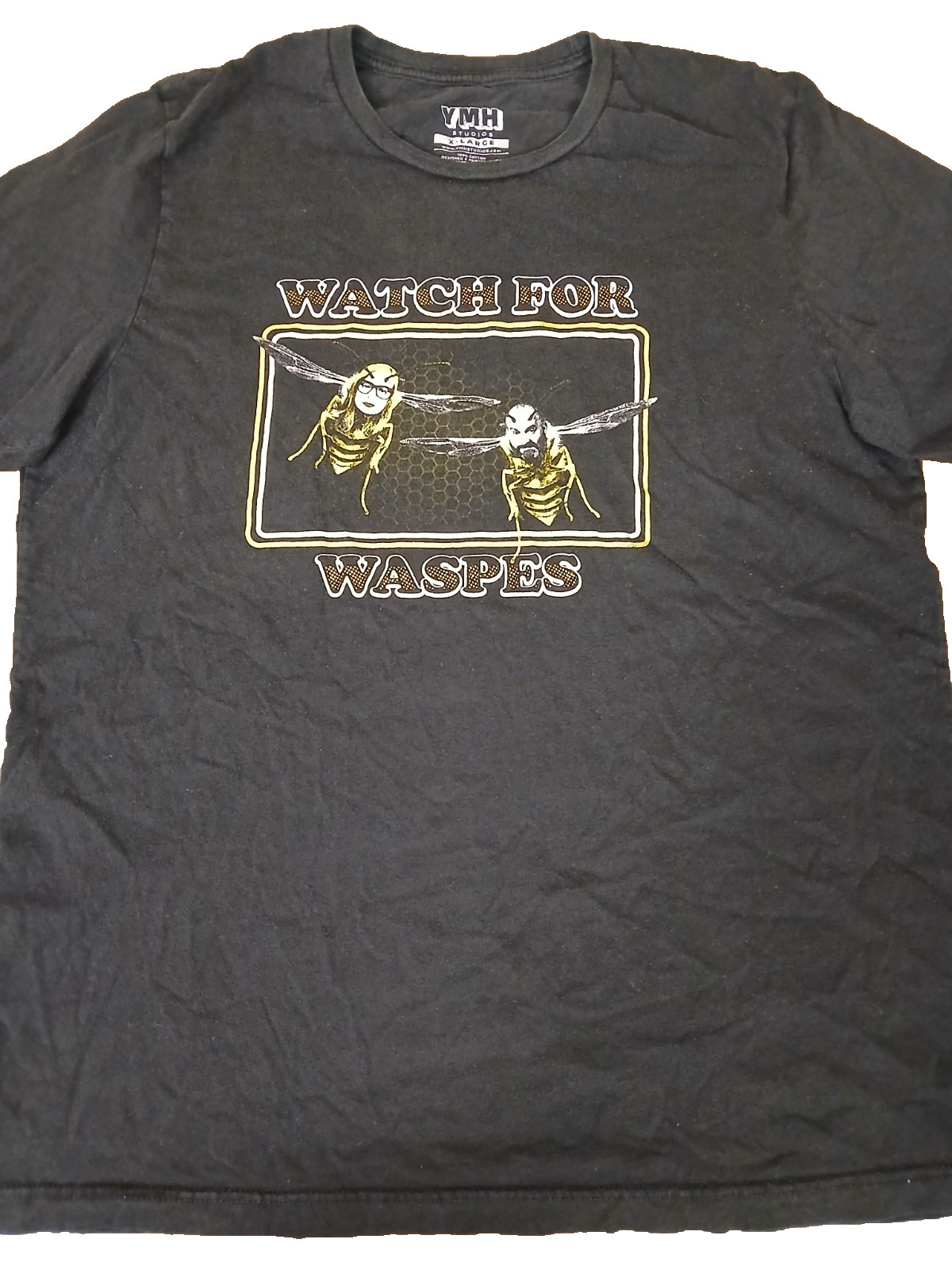 YMH Tom Segura Watch For Waspes T-shirt Size XL Stand Up Comedy Podcast Shirt