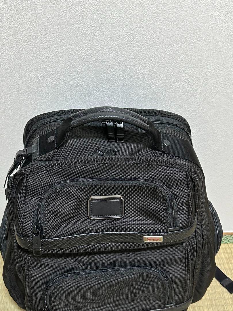 Tumi Alpha 3 Brief Pack Backpack Black Shoulder Bag Business Travel Nylon Outlet