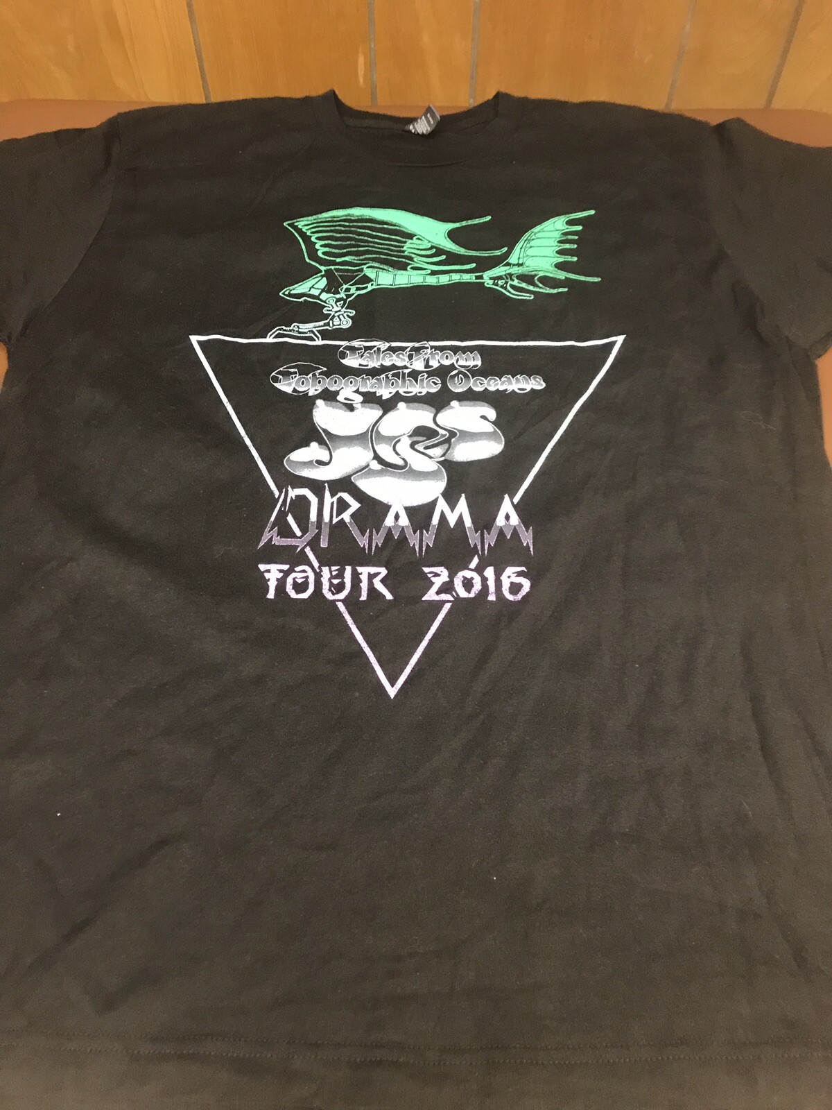 YES 2016 Drama Tales From Topograhic Oceans Concert Tour T-SHIRT XL New C20