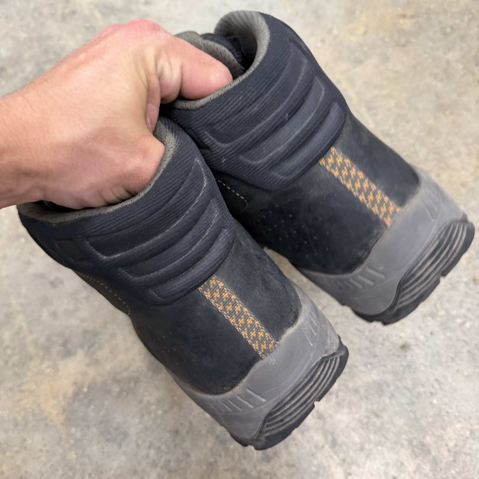 Georgia Boot Eagle Trail Alloy Toe Waterproof Hiker Work Boots Size 14 M