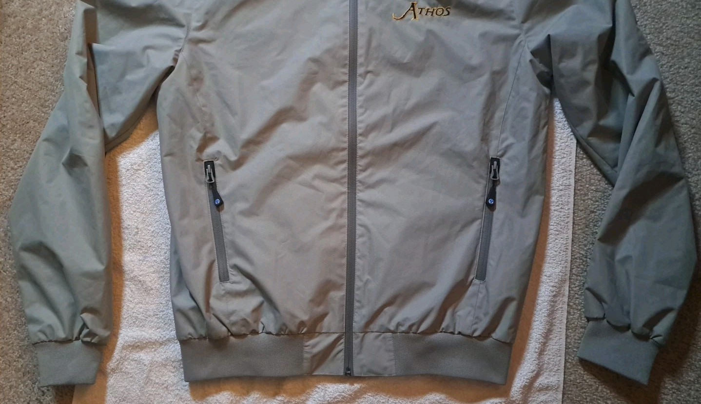 North Sails Mesh Lined Sailer Jacket Mens 2XL Grey High Neck Full Zip Bomber