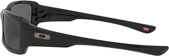 OAKLEY Fives Squared MENS Sunglasses – GREY LENSES AND POLISHED BLACK FRAME