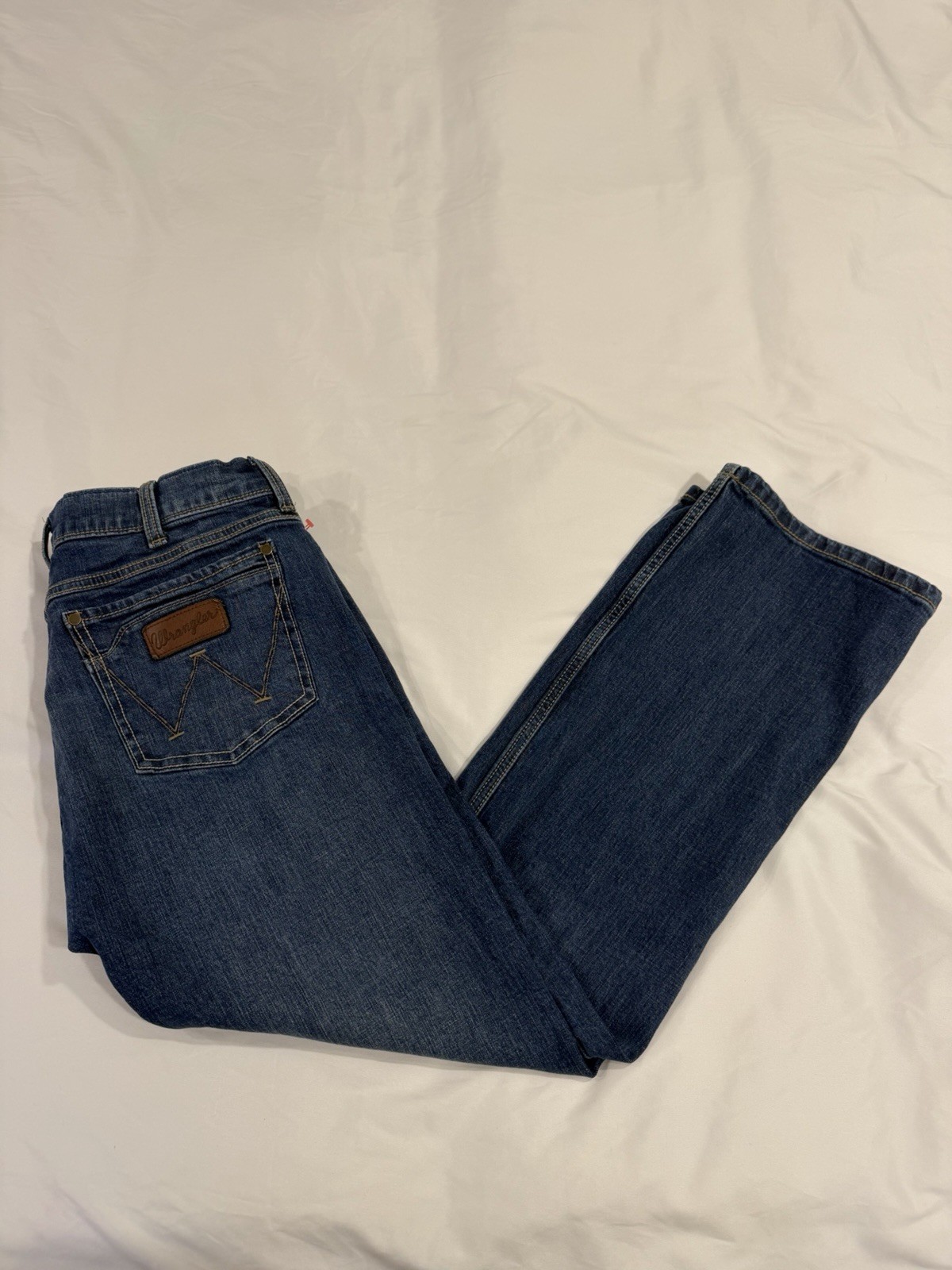 Wrangler Retro Slim Boot Jeans Denim Men’s Size 34×32 Blue WLT77LY Medium Wash
