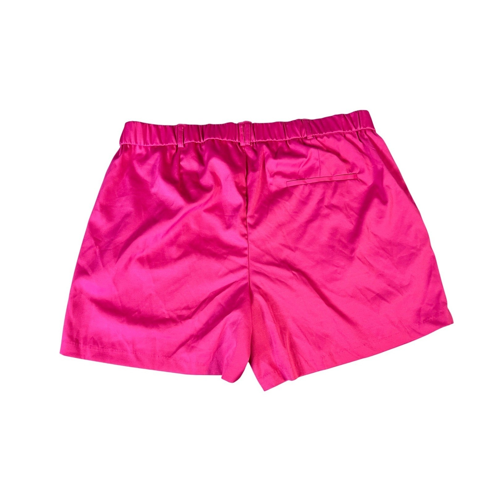 Like an Angel Shorts Women 2X Barbie Pink TRS-7160X Elastic Back Button Front