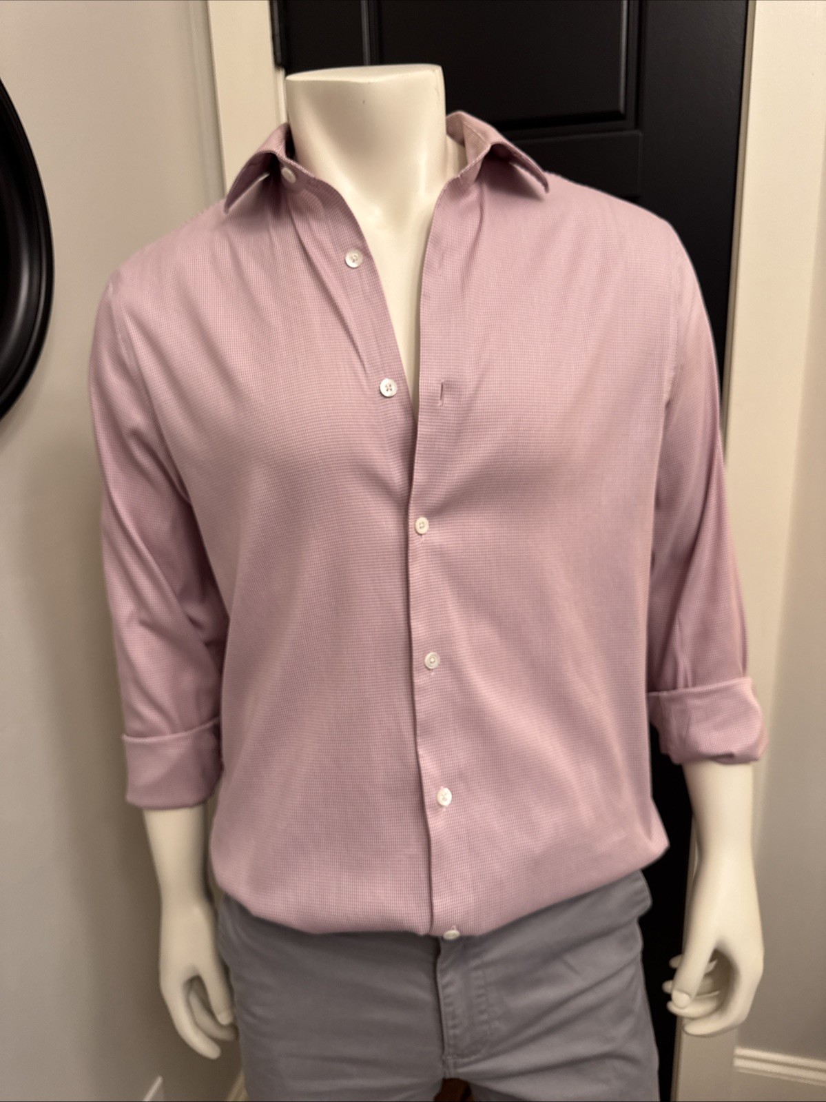 Bonobos Men’s Dress Shirt Fitted Size 16; 32 Sleeve