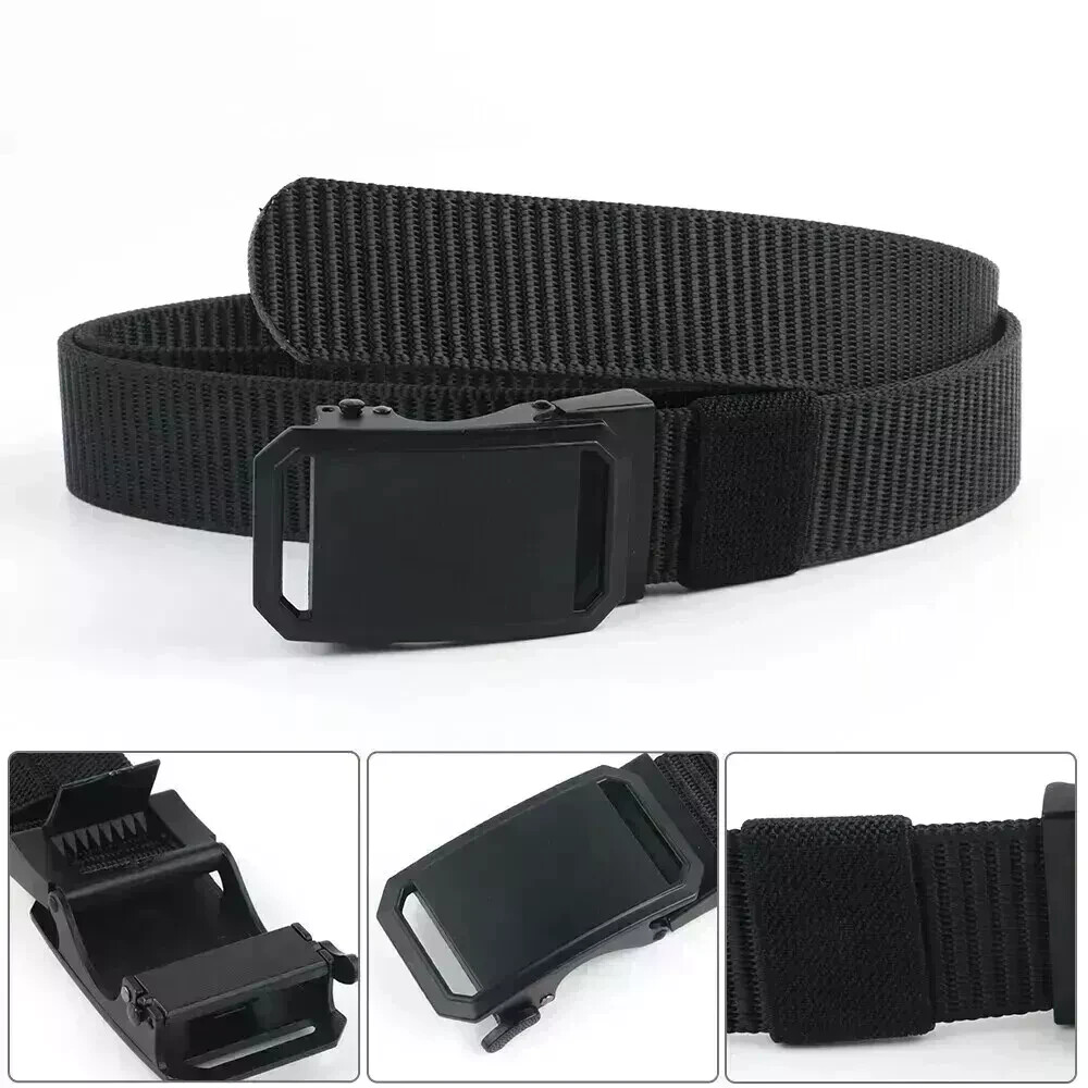 Men’s Military Tactical Belt Adjustable Buckle Gun Belt Quick Release Nylon Belt