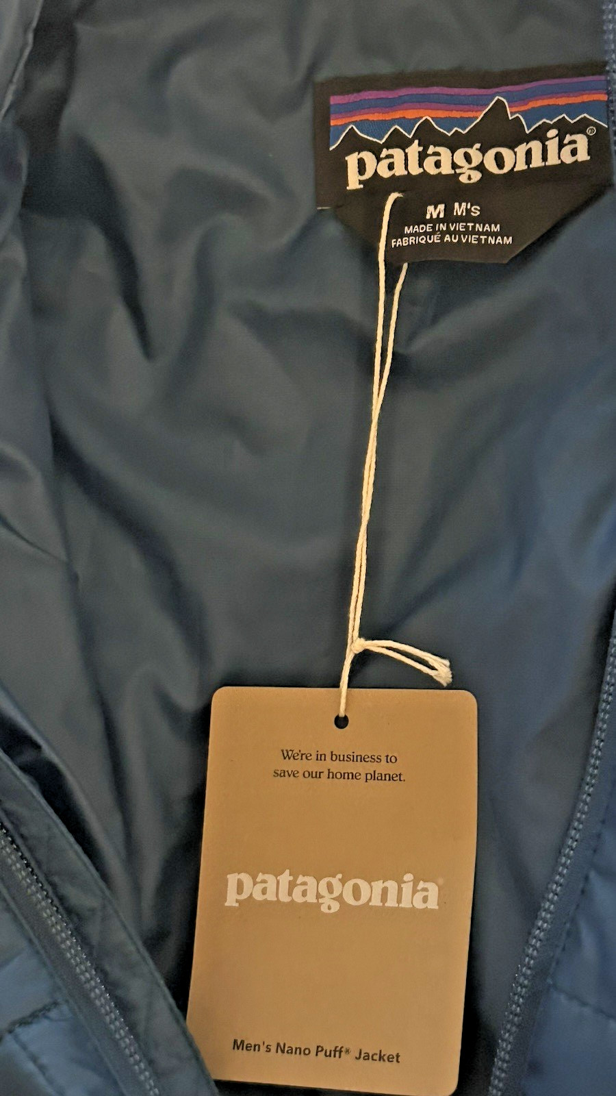 Patagonia Men’s Nano Puff Jacket Style # 84212 In Lagom Blue Size M NWT $239