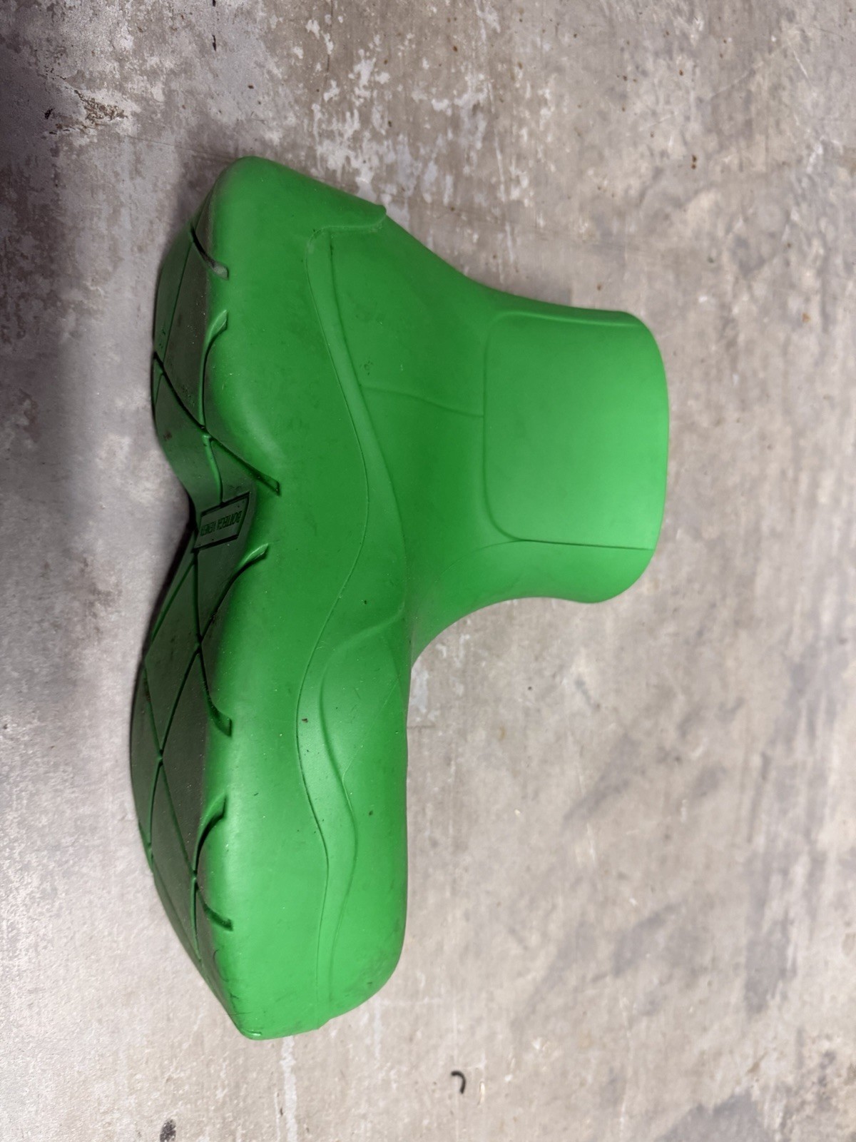 Bottega Venetia The Rubber Puddle Ankle Boot Green EU 43