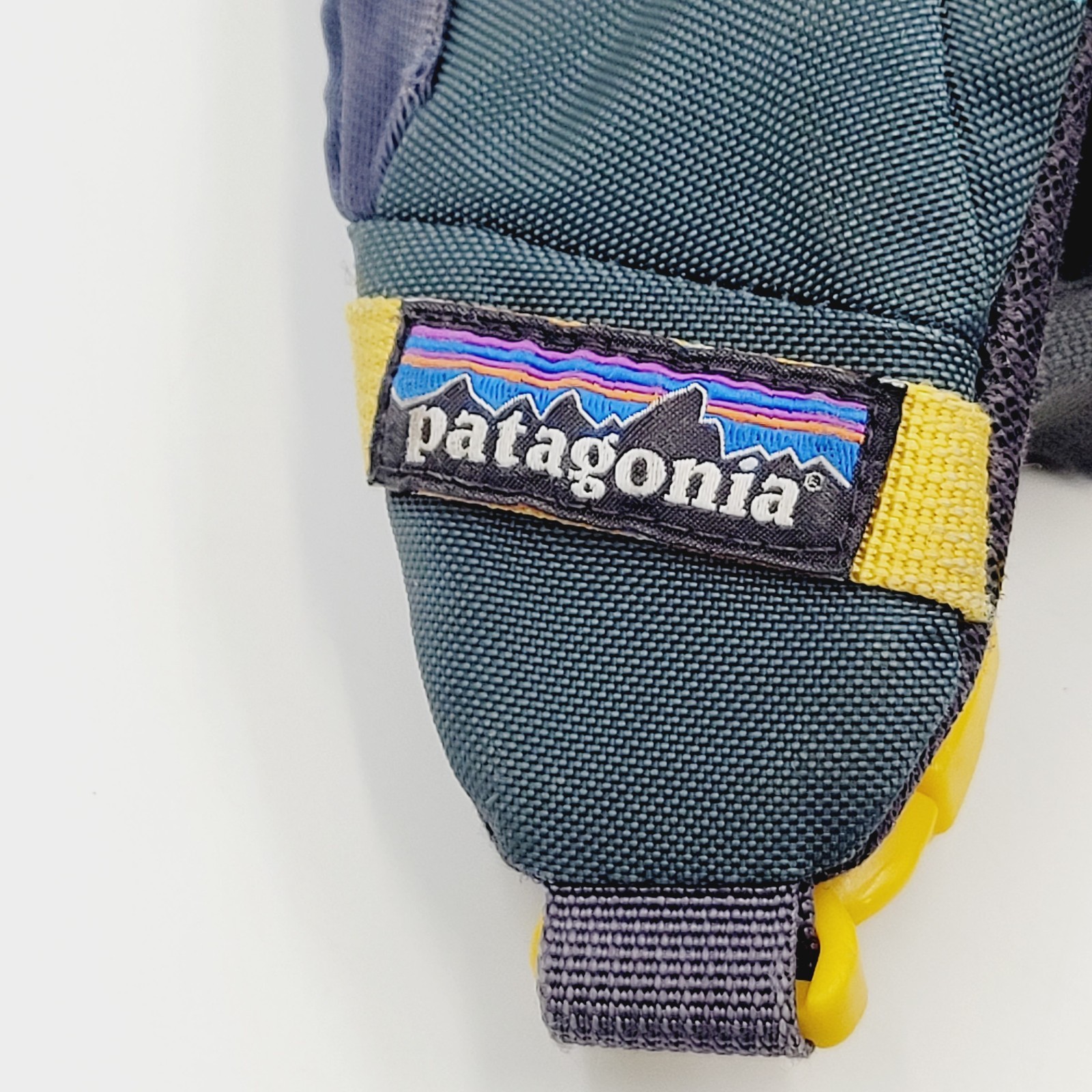 Patagonia Atom Sling Bag 8L Purple Gray Yellow Crossbody Backpack