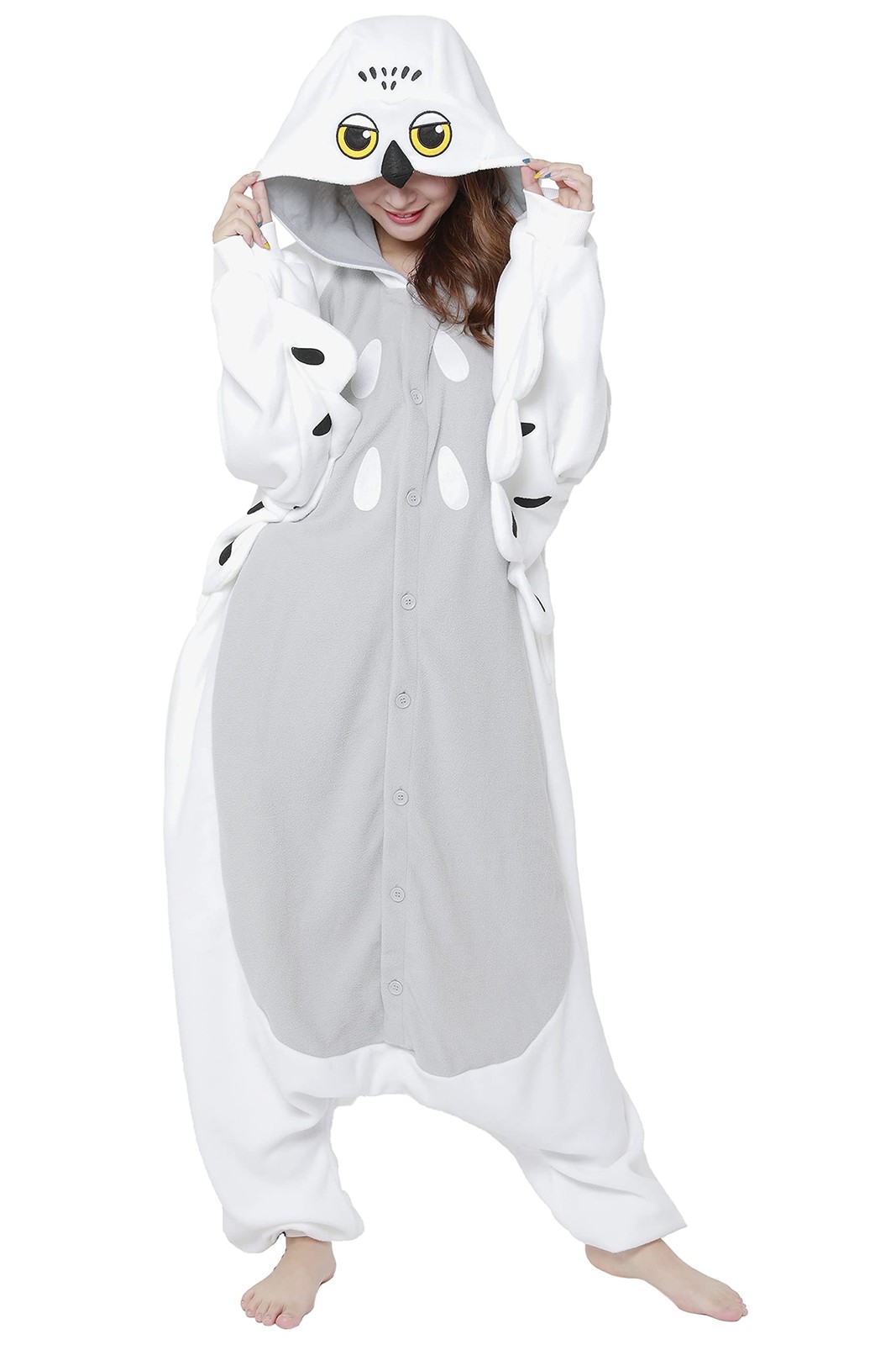SAZAC fleece costume white owl 2815