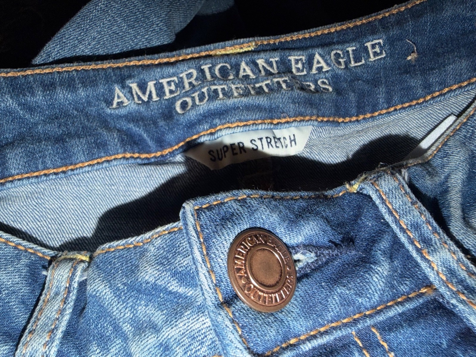 American Eagle Outfitters Women’s Mid Rise Jegging Light Wash Stretch 0