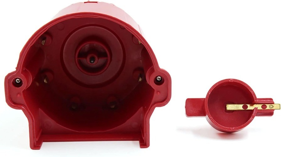 8406 Car Ignition Distributor Cap and Rotor Kit External Coil for Suburban C1500