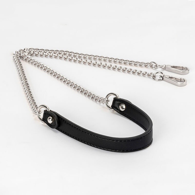 Metal Leather Chain Replacement Crossbody Shoulder Handbag Bag Strap 58CM-200CM