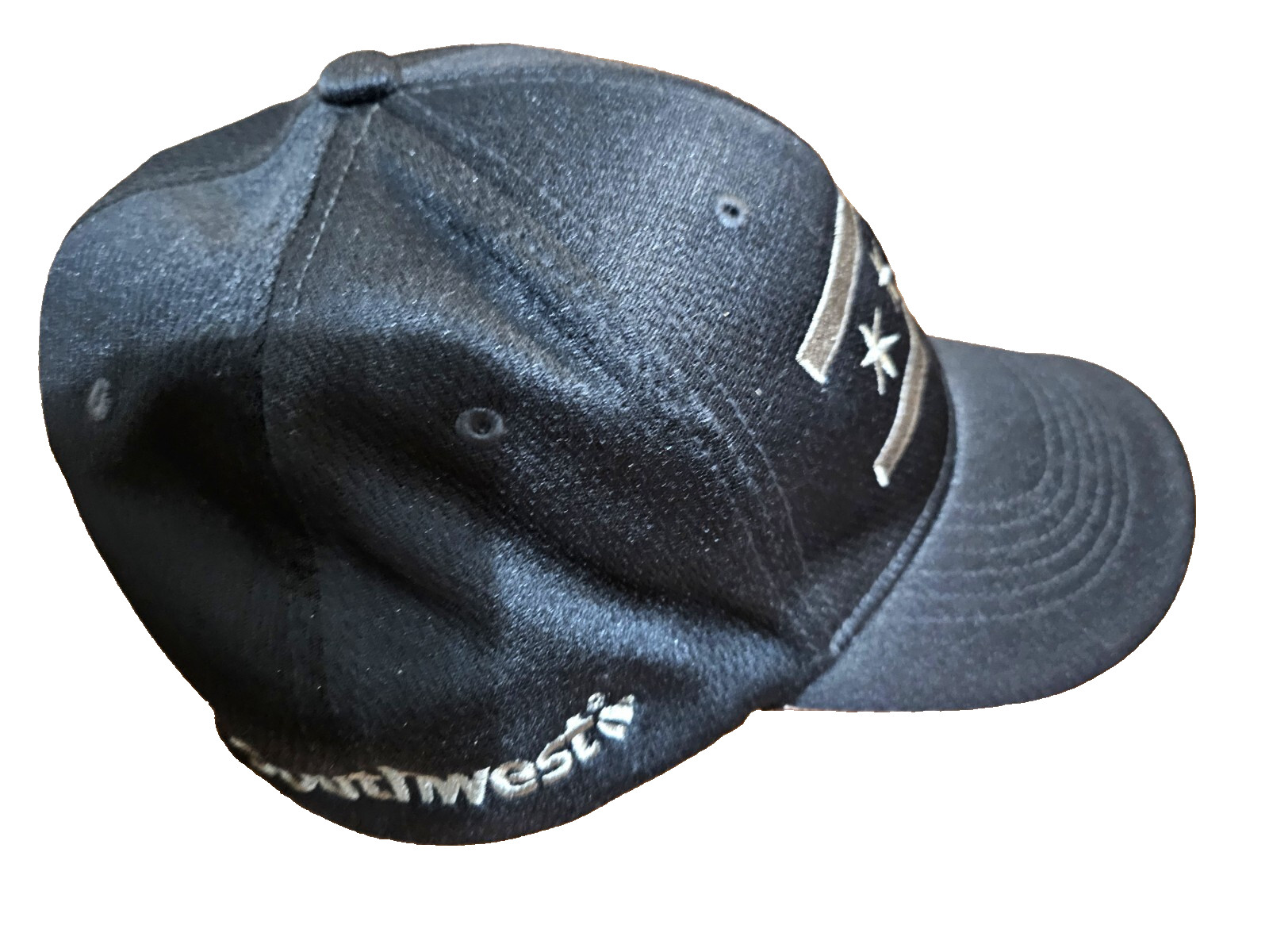 NIKE Dri-Fit Chicago Flag Cap Hat Black Gray Southwest Legacy 91 M/L