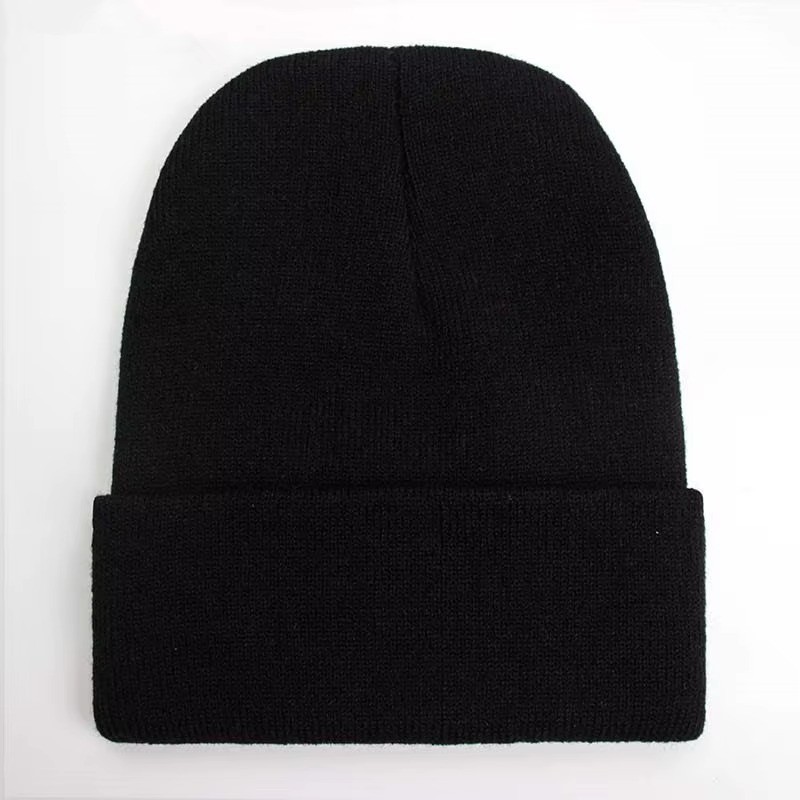 Beanie Hat Cap Plain Knit Ski Skull Cuff Winter Warm Slouchy Men Women CF Unisex