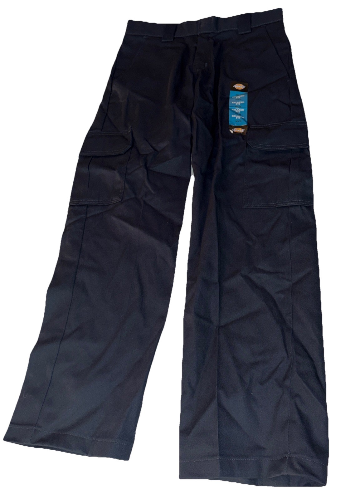 Dickies Men’s Relaxed Straight-Fit Cargo Work Pant, blue Dark Navy 30X30