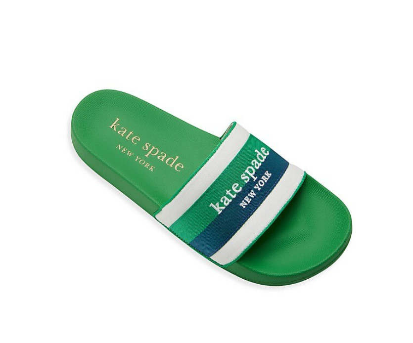 Kate Spade New York Buttercup Pool Slides Fresh Green Size 5 240119