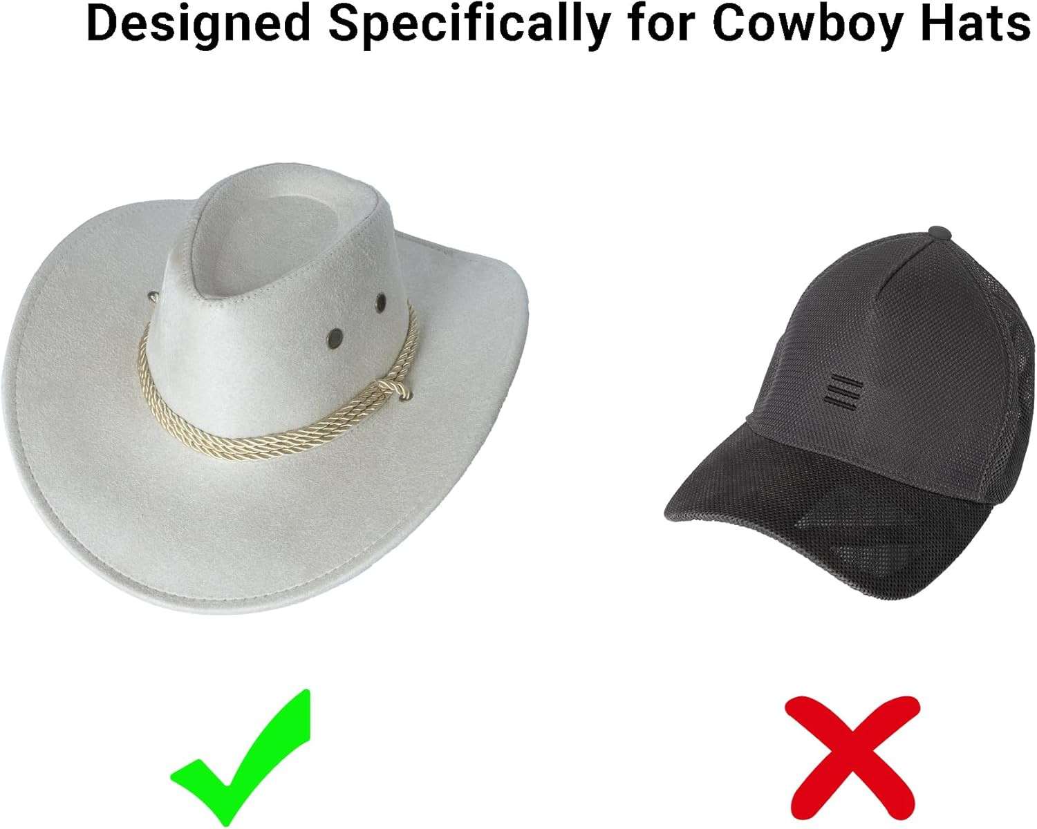 Cowboy Hat Holder for SUV and Car – Maintain Hat Shape – Truck Accessories