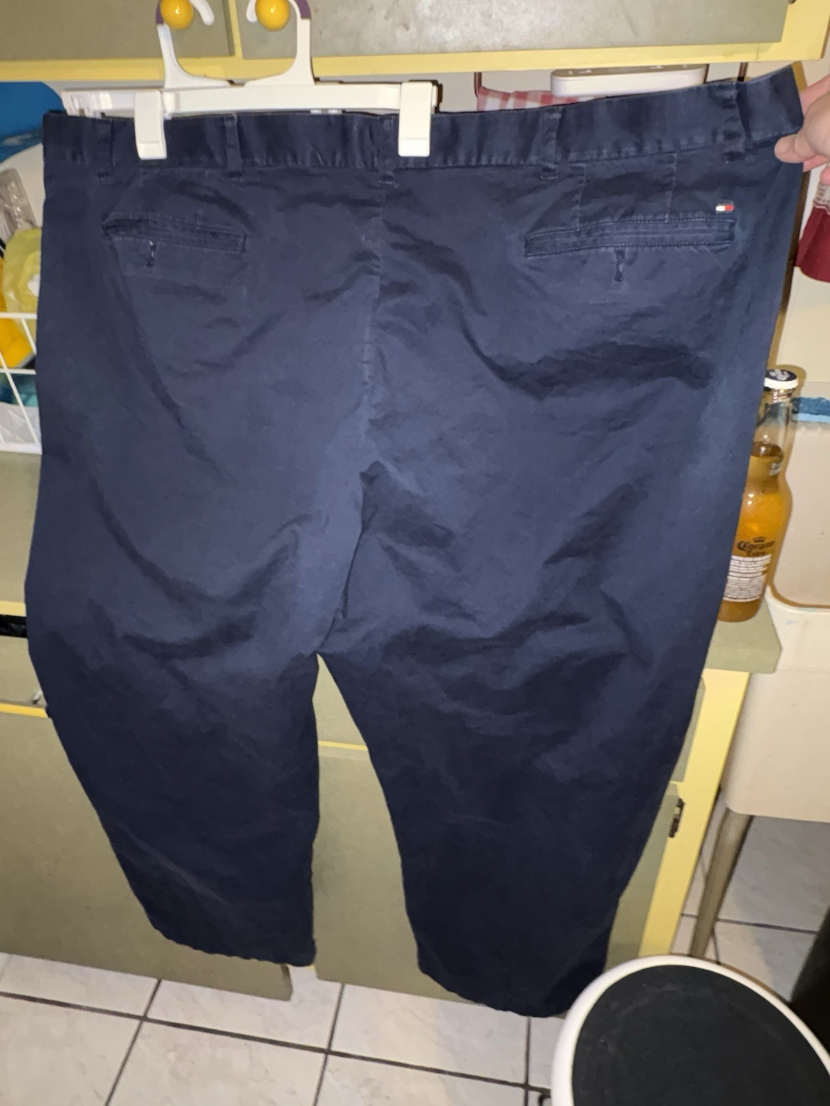 Tommy Hilfiger Classic Fit Chino Pants Lot 2 Men’s 58×32 Navy Khaki Big Tall