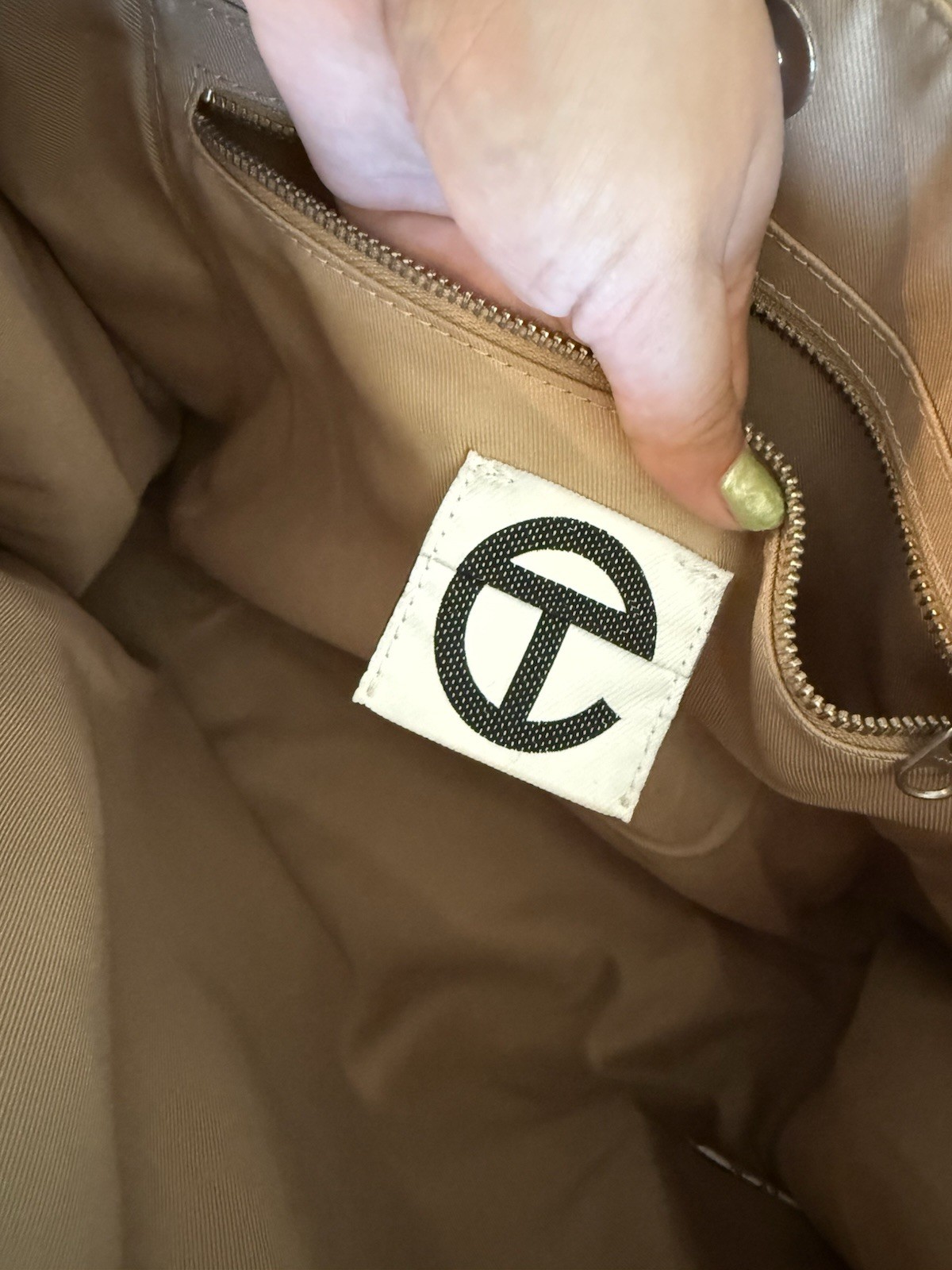 Telfar Medium Shopping Bag Cream Vegan Leather