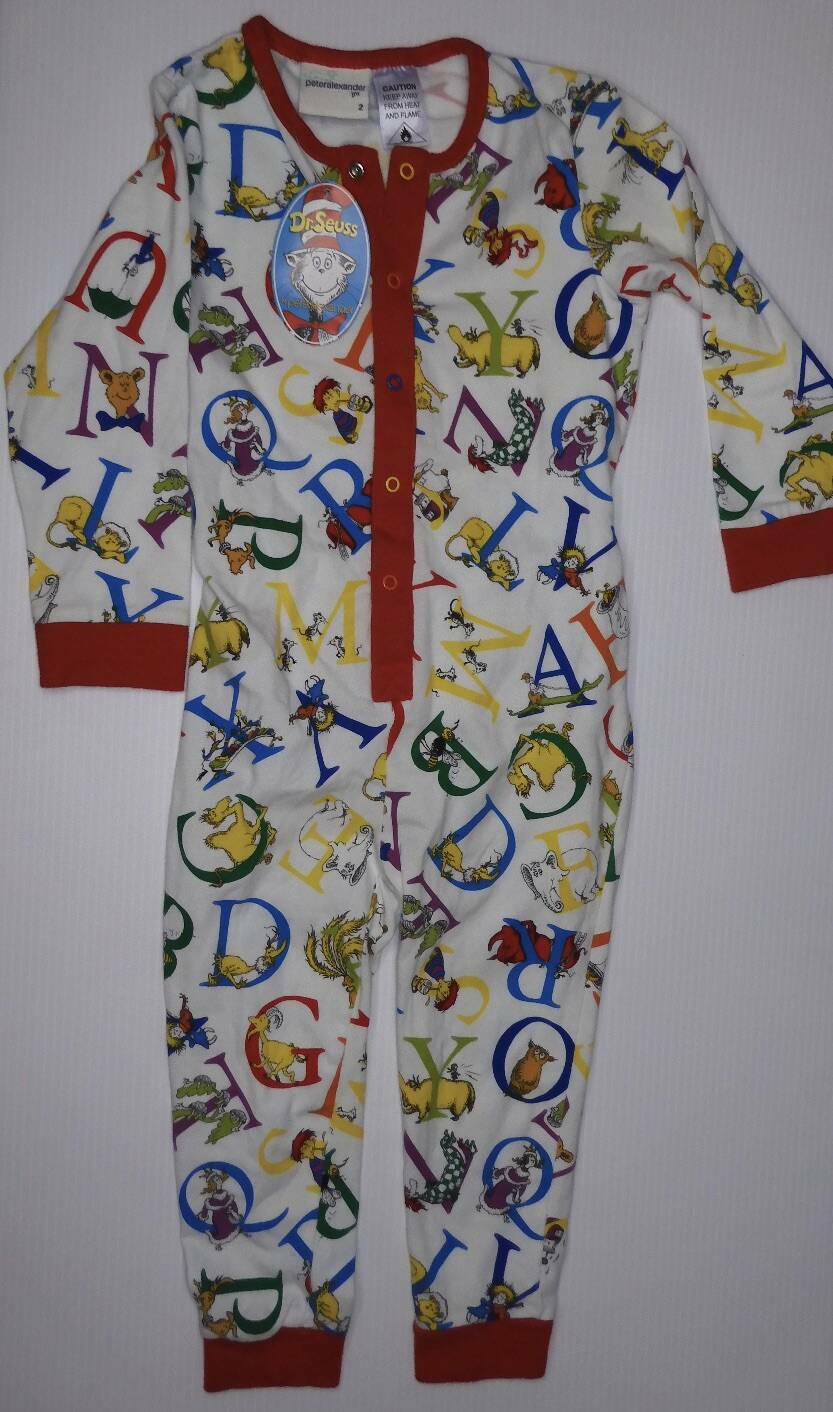 NEW WITH TAGS JUNIOR KIDS PETER ALEXANDER DR SEUSS JUMPSUIT SIZE 2 RRP $79.95