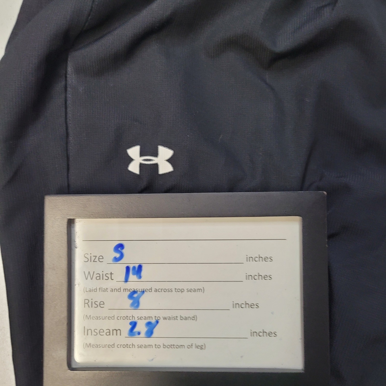 Under Armour Black Athletic Track Pants Joggers Snap Button Side Stripe Size S