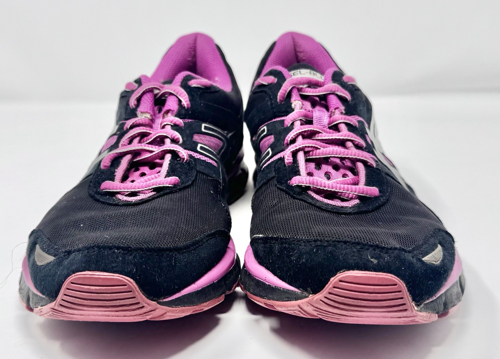 Women’s Asics Gel-Blur33 Black Lighting Magenta Running Shoes T1H8N sz 9