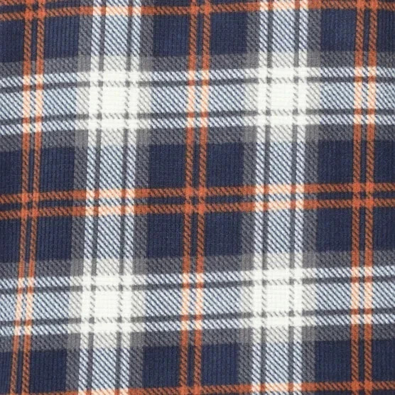 B.C. Clothing Men’s Textured Flannel Shirt, Blue, Size XL