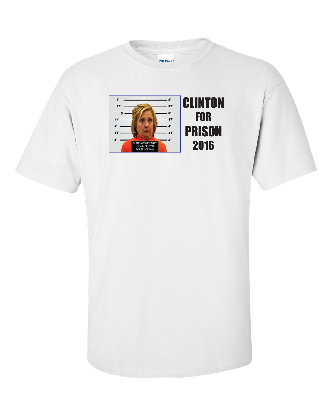 Hillary Clinton “Hillary For Prison PIC” jersey T-shirt S-5XL