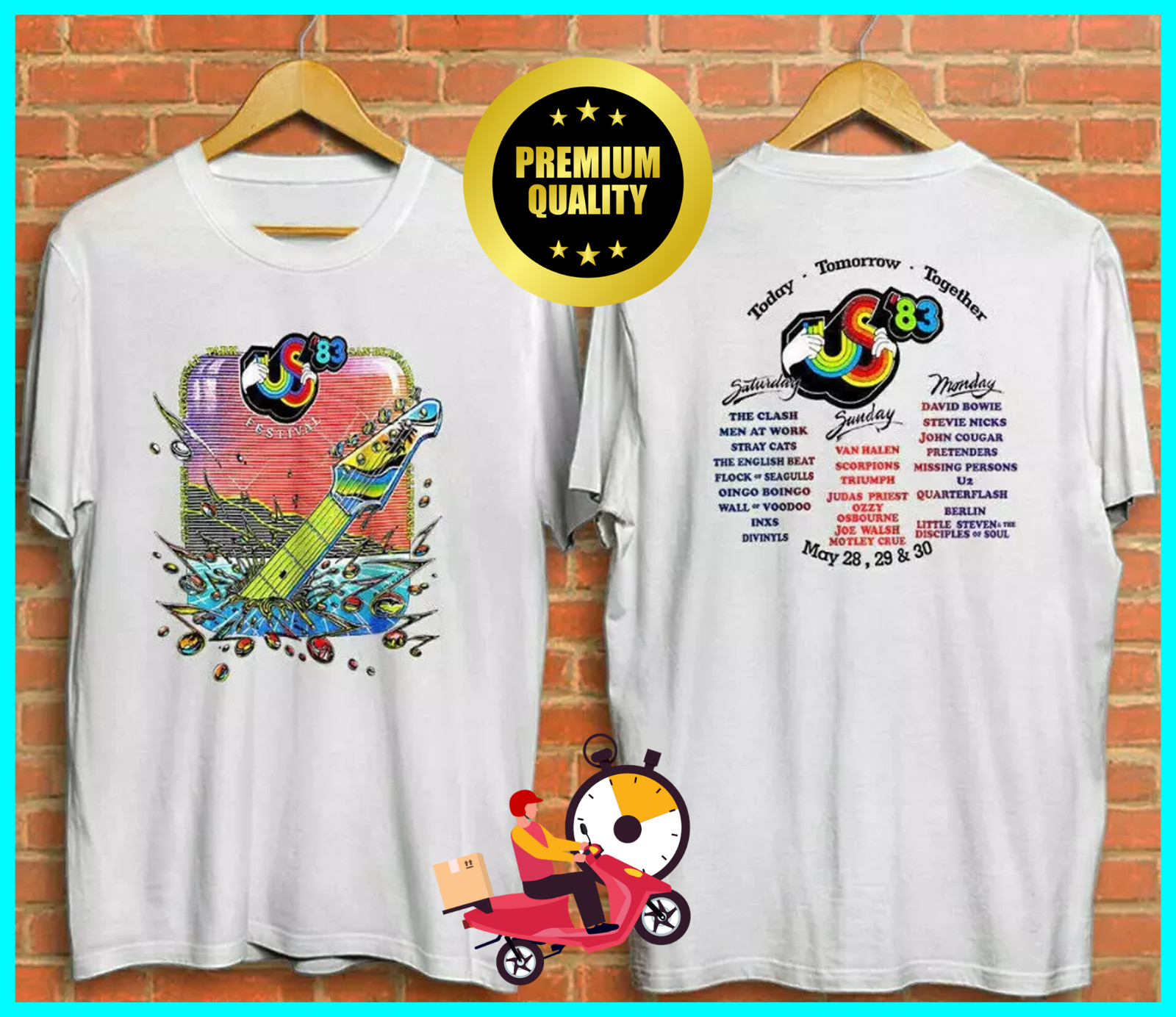 1983 US Festival Vintage T-Shirt Unisex Classic ’83 Shirt