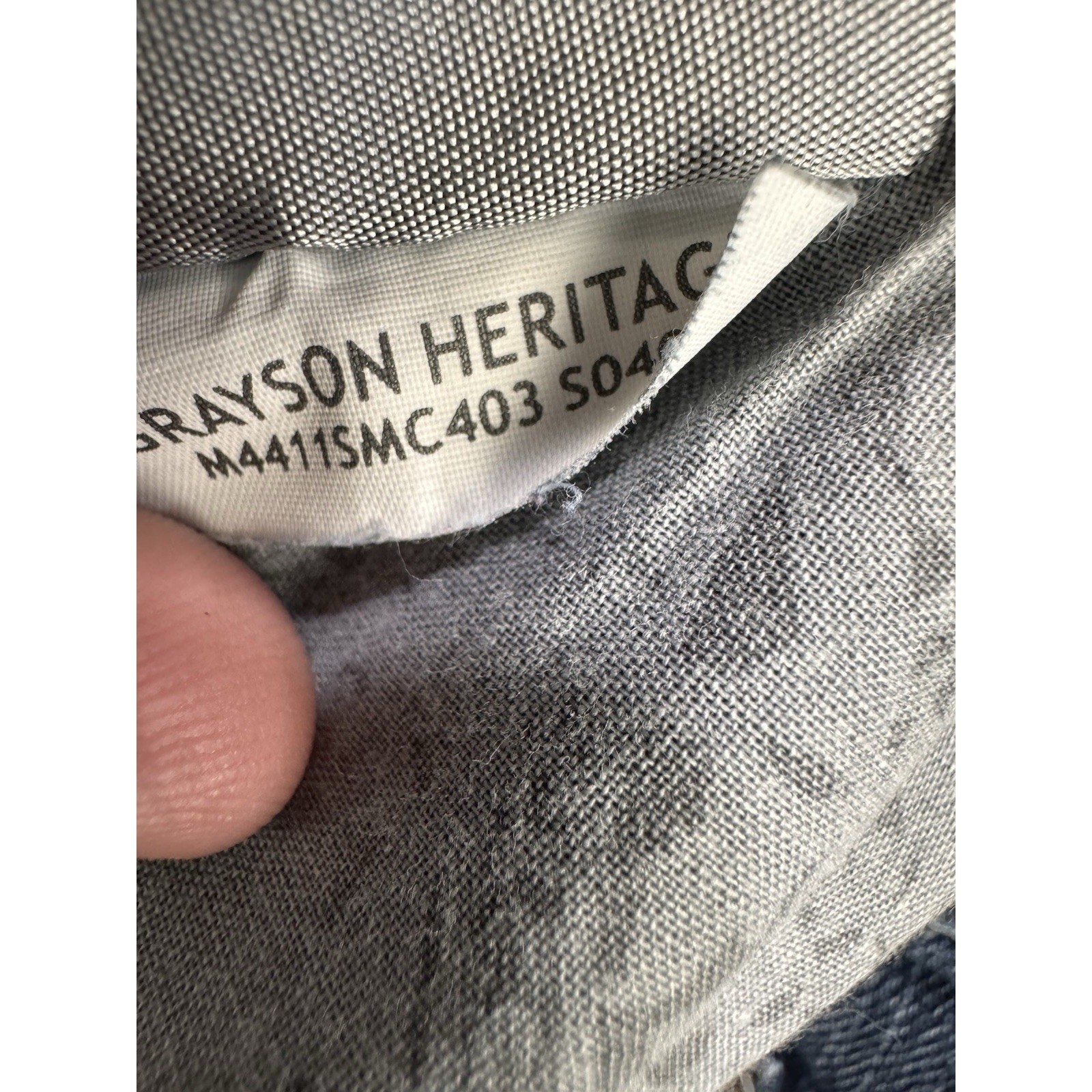 Silver Grayson Selvedge Jeans Men 33×34 Blue Straight Whisker Distress Denim