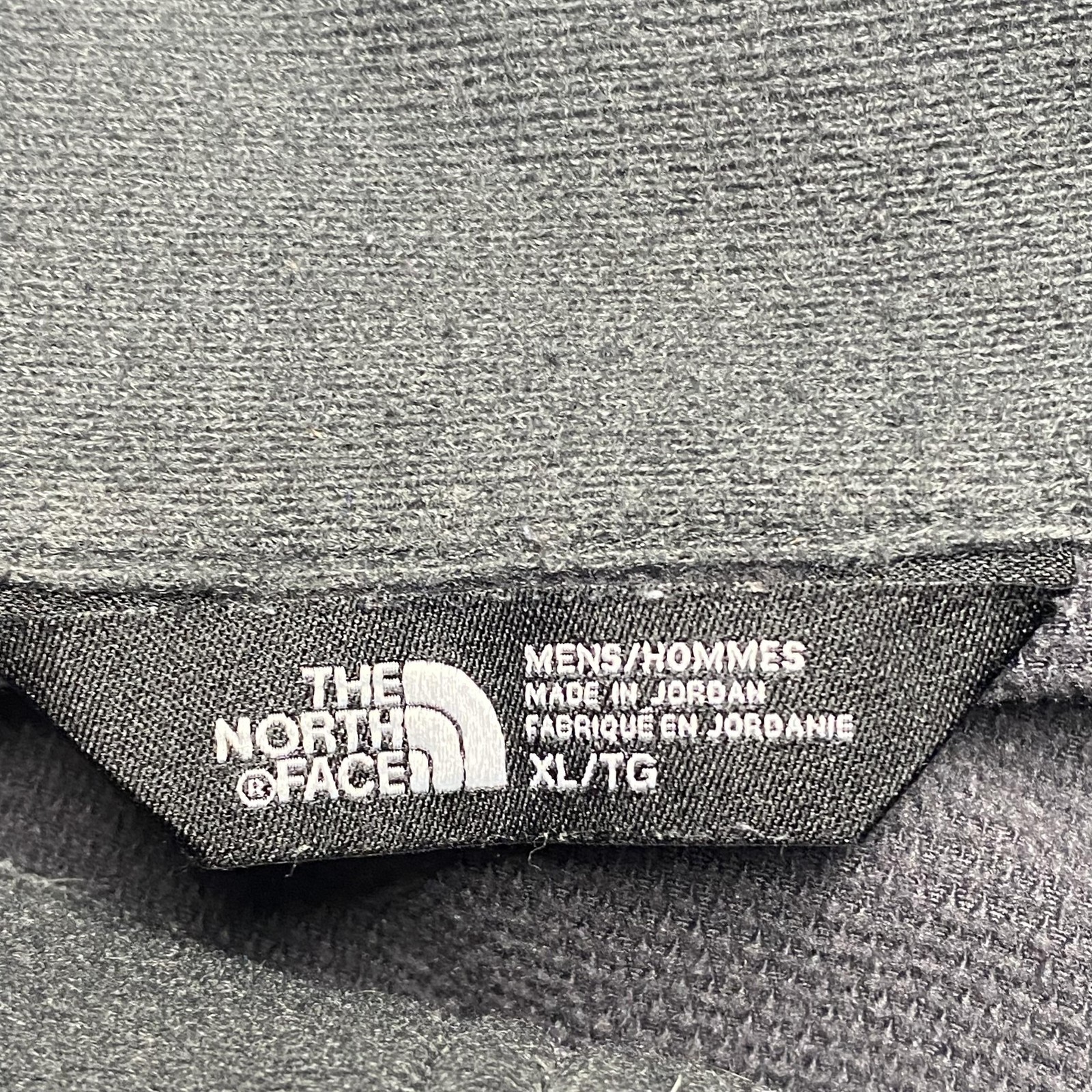 The North Face Jacket Mens XL Gray Softshell Full Zip Stand Collar Zip Pockets