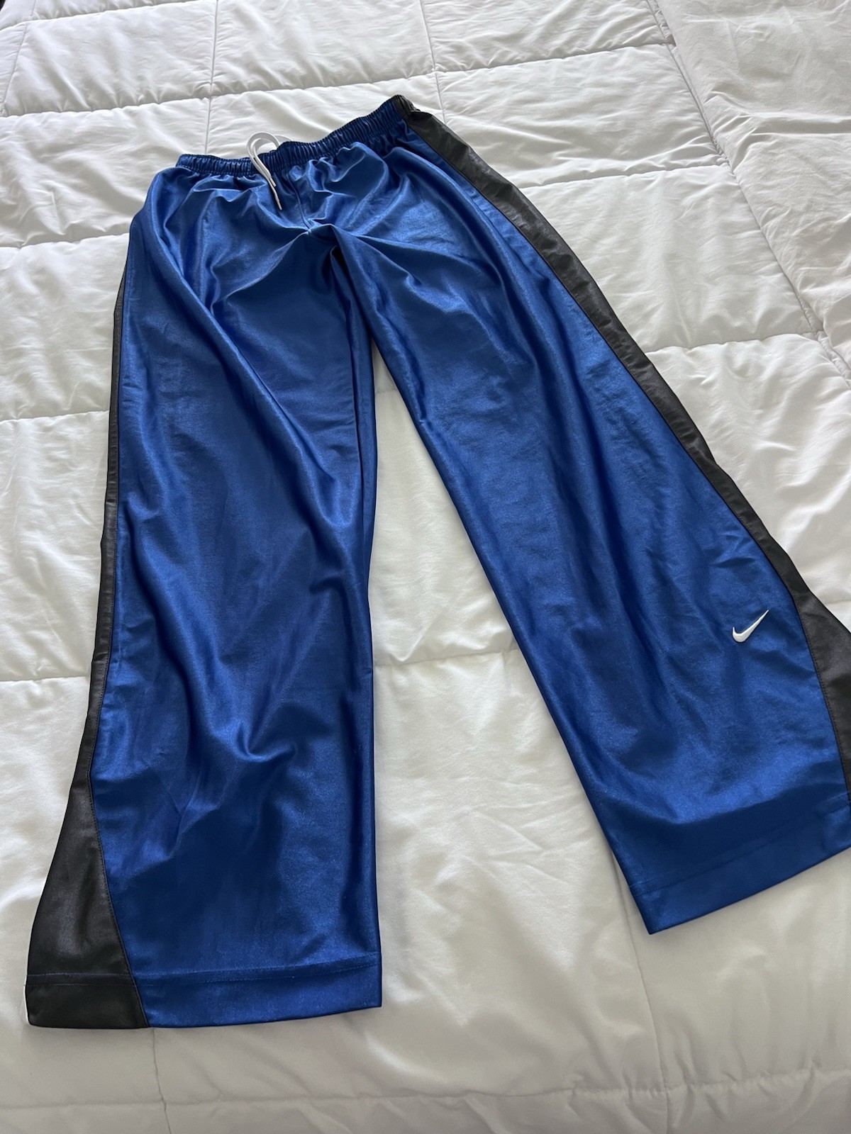 NIKE Athletic Pants Ankle Zippers Drawstring Youth 18-20 New