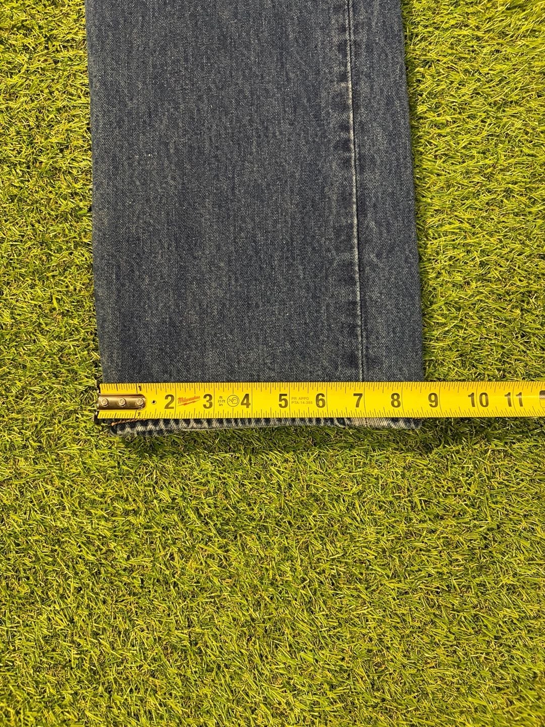 Baggy Levi’s 501 Original Fit Button Fly Straight Leg Jeans, Size 40×30