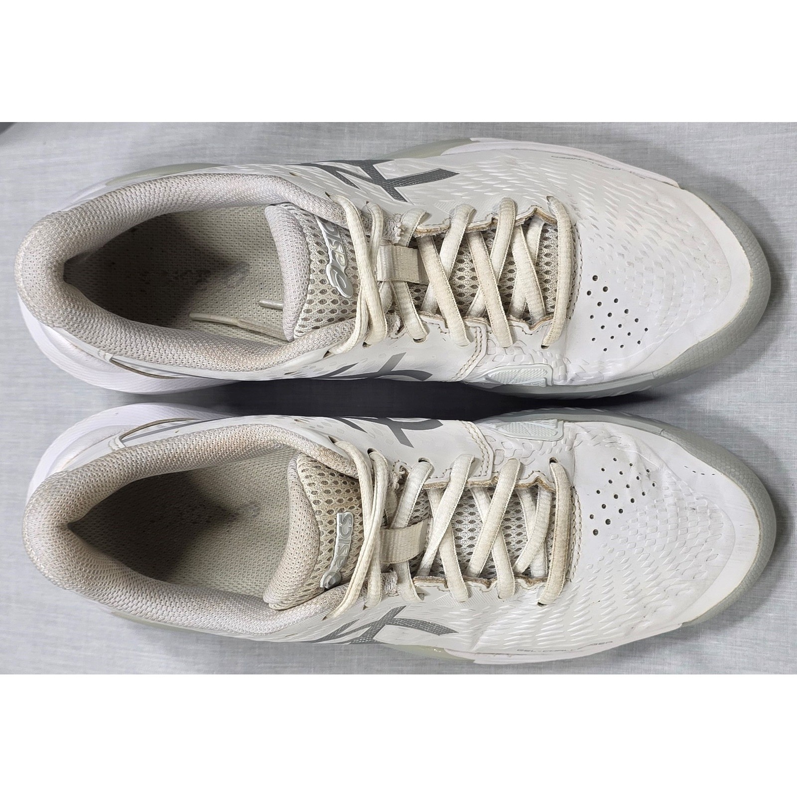 Asics Gel-Challenger 14 Fawn White Tennis Shoes 1042A231 Womens 8.5