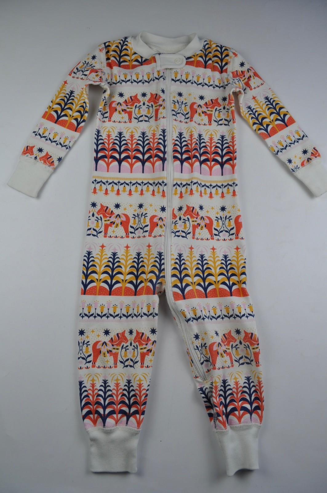 Hanna Andersson Pajamas One Piece Long Sleeve Size 18-24 Months/80cm Dahl