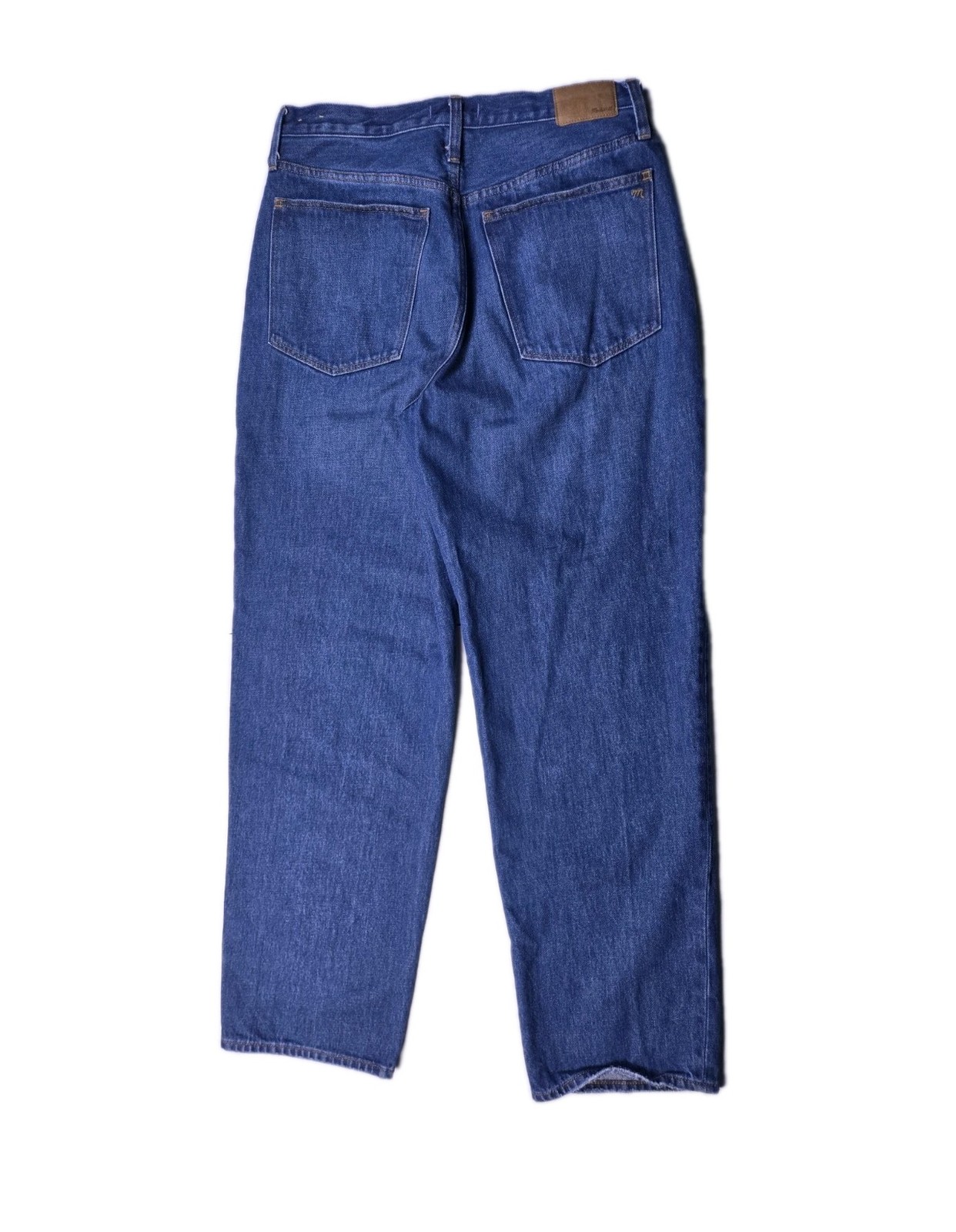 Madewell – Dark Blue Baggy Straight Loose Jeans – Womens 30W x 29L