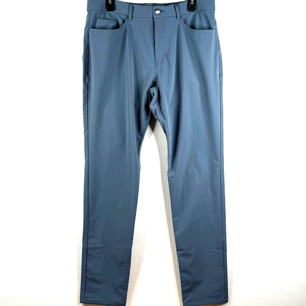 KJUS Ike Performance Golf Pants Tailored Fit 5 Pockets Steel Blue MG20-HO2
