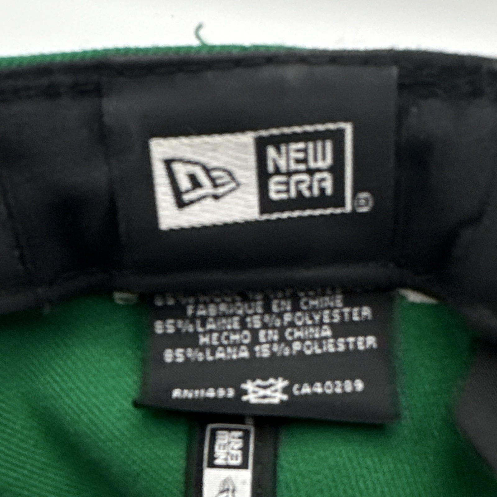 YUMS × New Era 59FIFTY Fitted Hat 7 1/8 Green Yellow OG Black Tag RARE ,85% wool