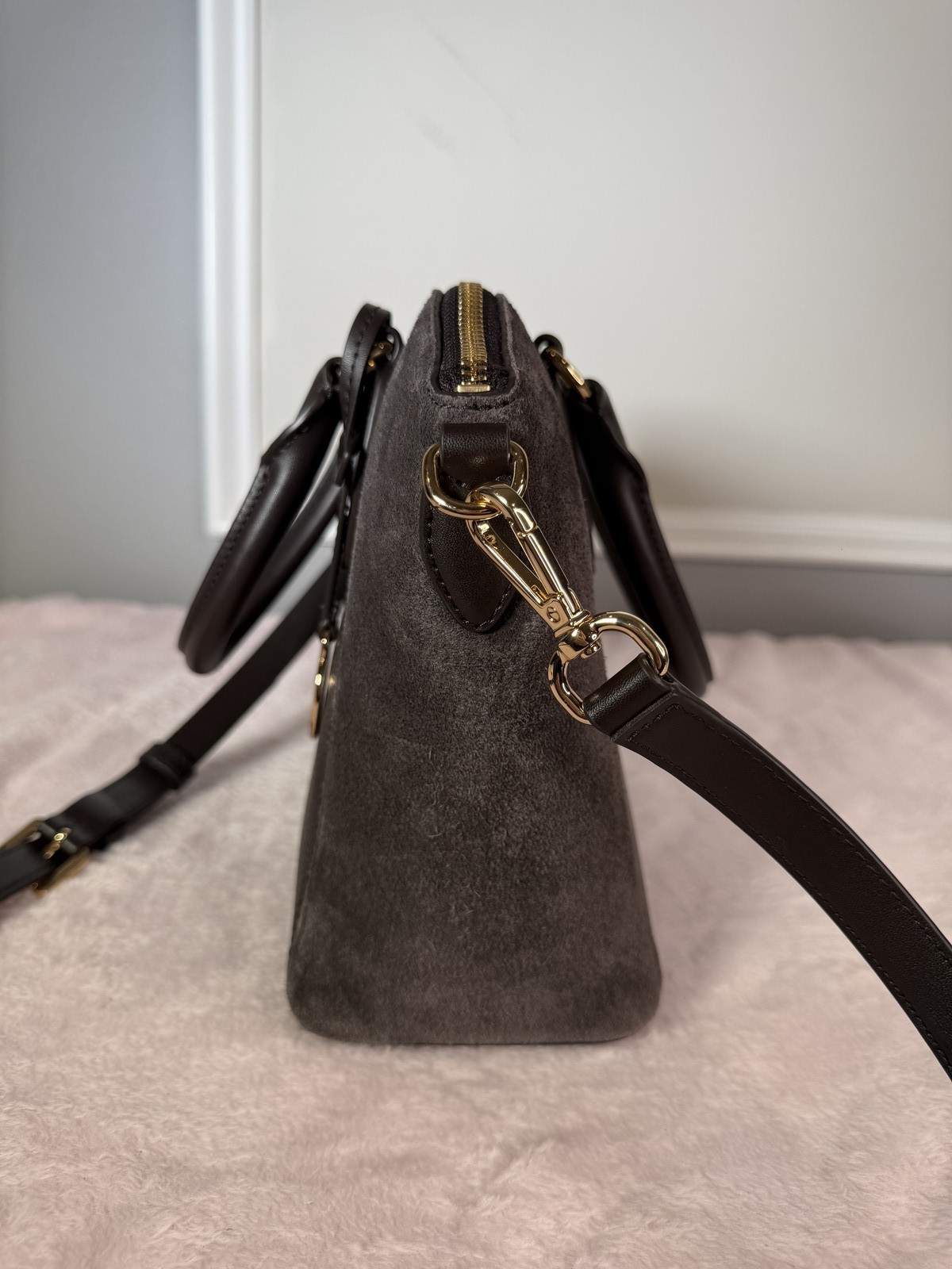 Michael Kors Sienna satchel chocolate brown