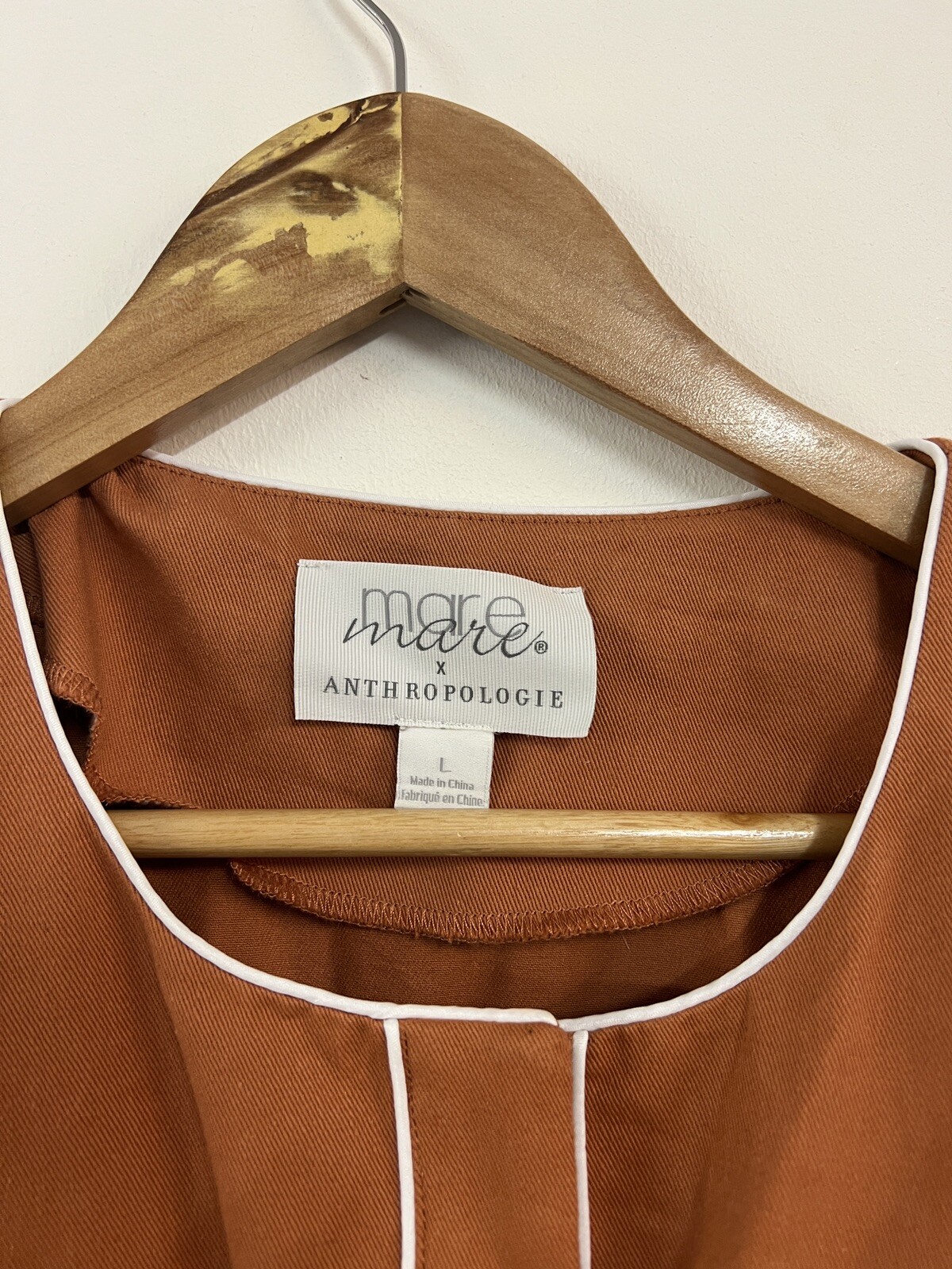 Mare Mare x Anthropologie Utility Shirt Dress Size L New Without Tags RRP: £95