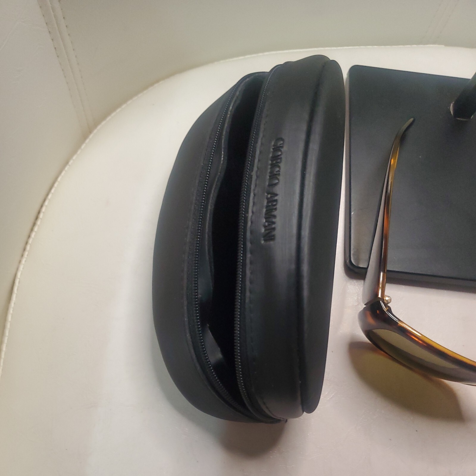 Preowned Giorgio Armani Sunglasses. Wide High Bridge Fit.