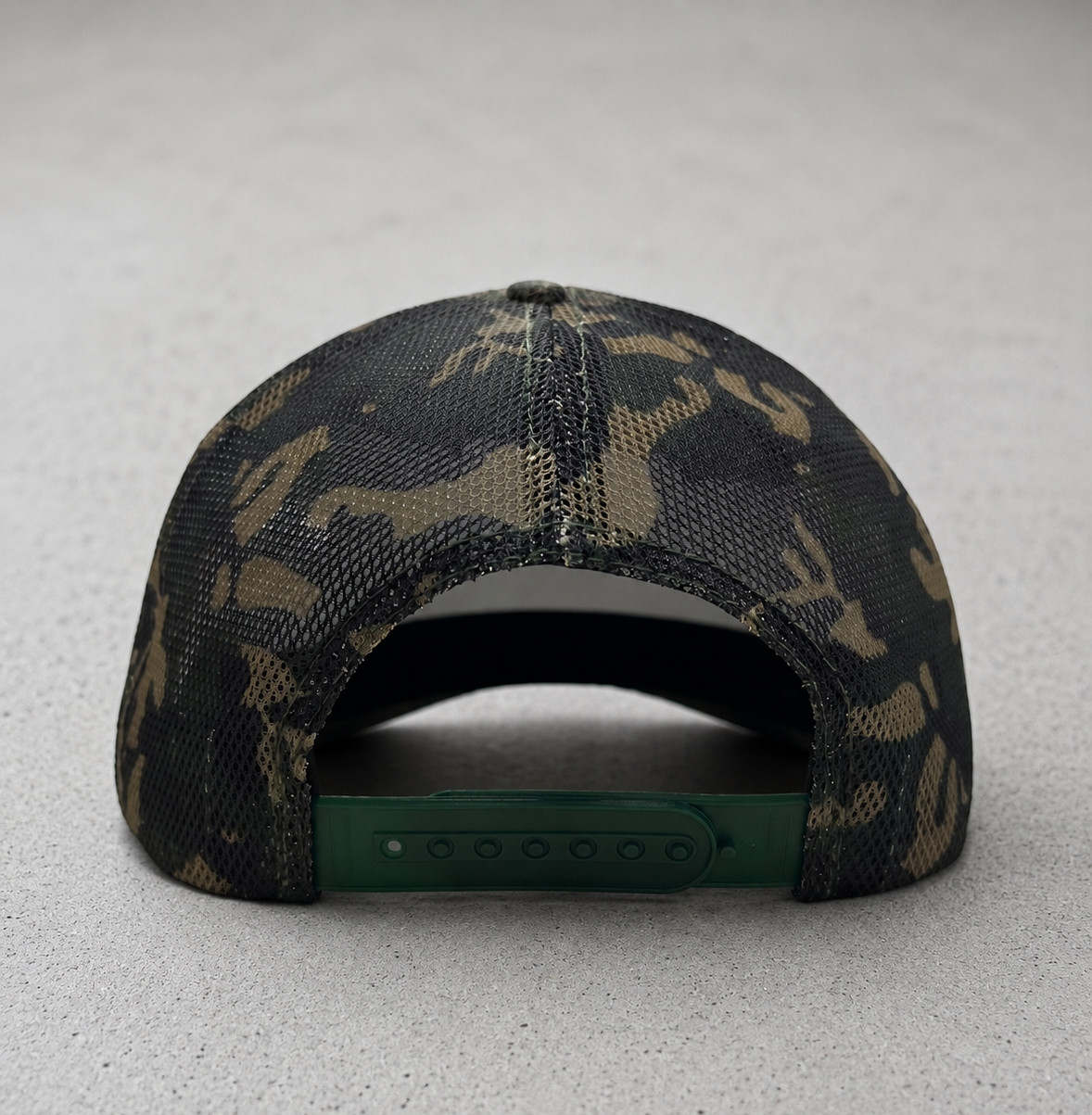 Weatherby Embroidered Camo Trucker Hat Adjustable Outdoor Hunting Mesh Cap