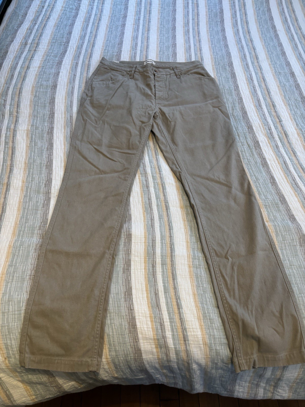 Taylor Stitch Boss Duck Pants Workwear Canvas Mens 35×34 Heritage Rugged